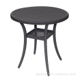 Rattan Garden Furniture Plastic outdoor garden rattan woven leisure table Supplier